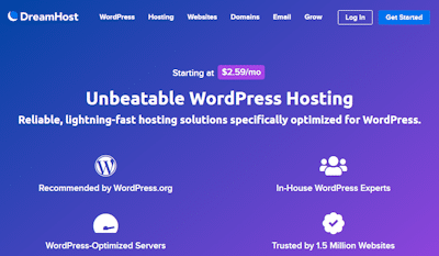 dreamhost wordpress hosting review