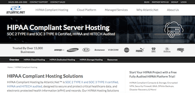 Atlantic HIPAA compliant hosting review