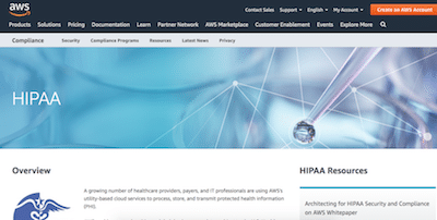 AWS HIPAA compliant hosting review